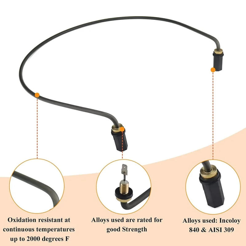 Description Picture 4 of itemW10518394 AP5690151 Dishwasher Heating Element Compatible With Kenmore Whirlpool Kitchen-Aid Dishwasher PS8260087 W10518394VP