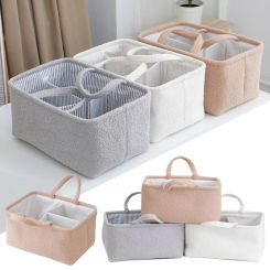 Travel Portable Mommy Bag Diaper Bag Feeding Bottle Storage Handbag Multifunctional Baby Products Organizer Basket