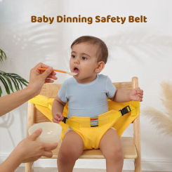 Baby Meal Strap Portable Child Seat Harness Prevent Falling Washable & Reusable Foldable Baby Dining Chair Safety Belt Outdoor
