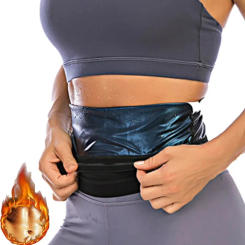 Vensslim Hot Sauna Sweat Belt Body Shapers Waist Trainer Slimming Workout Gym Fitness for Women Abdomen Fat Burning Shapewear