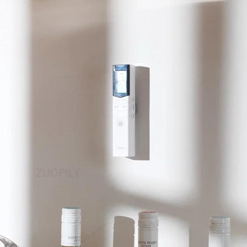 Description Picture 5 of item2 Round Magnetic Hooks Wall Mount Strong Magnet Holder for Fridge Sticker Remote Control Storage Holder Home Organizer Hook