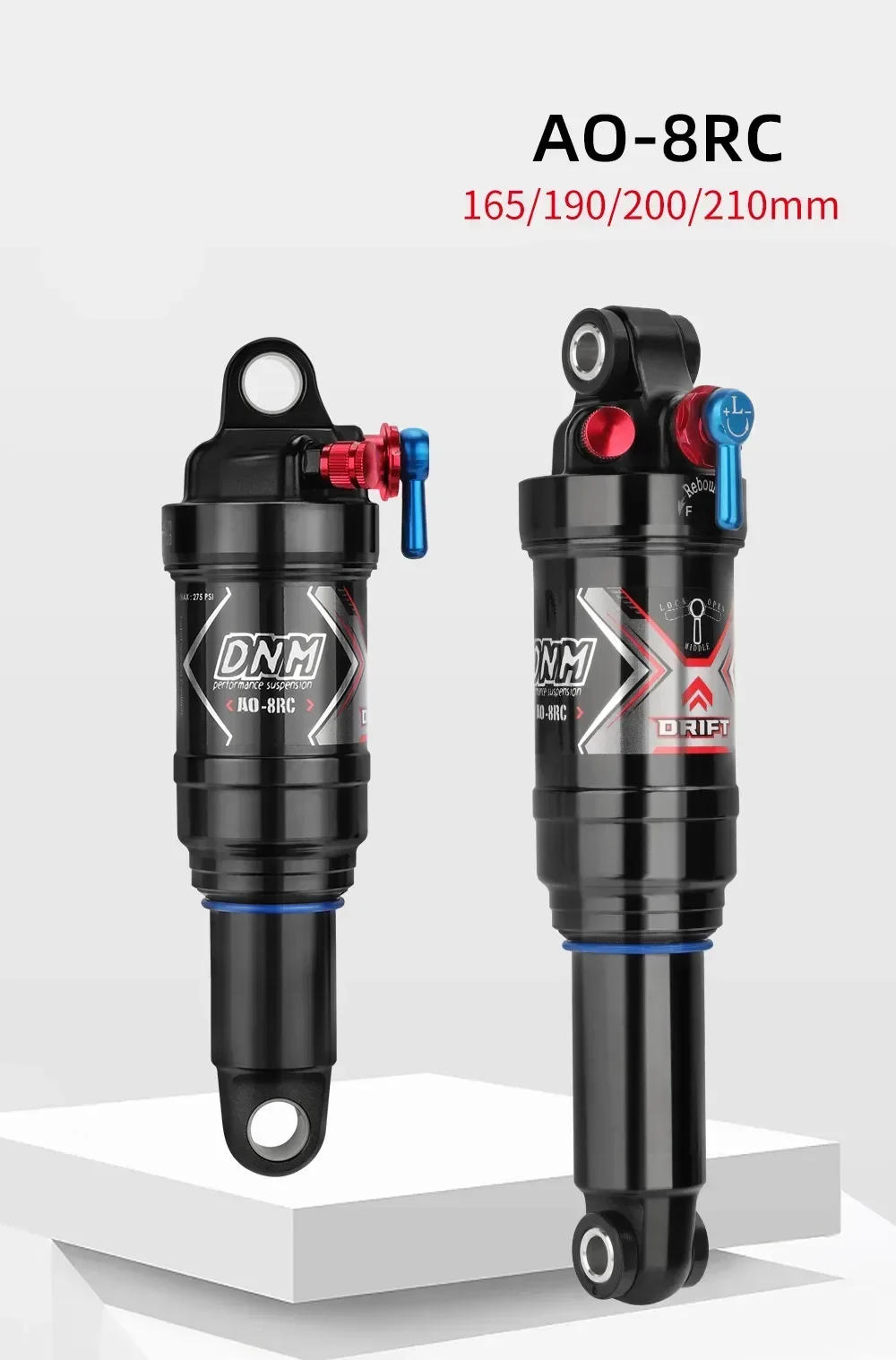 Description Picture 2 of itemBicycle Air Shock Absorber 165/190/200/210mm/230mm Soft Tail Mountain Bike Air Pressure Back Chamber MTB Rear Shock Absorbers