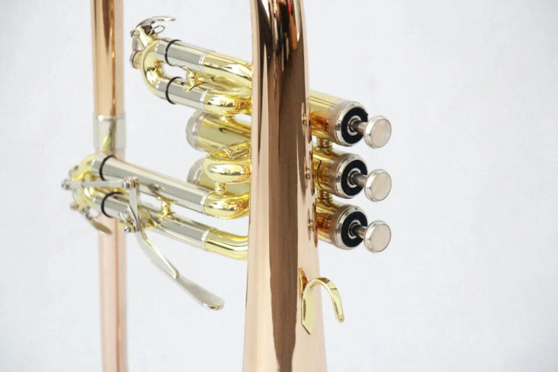 Description Picture 4 of itemHigh grade flugelhorn professional rose gold good quality flugelhorn