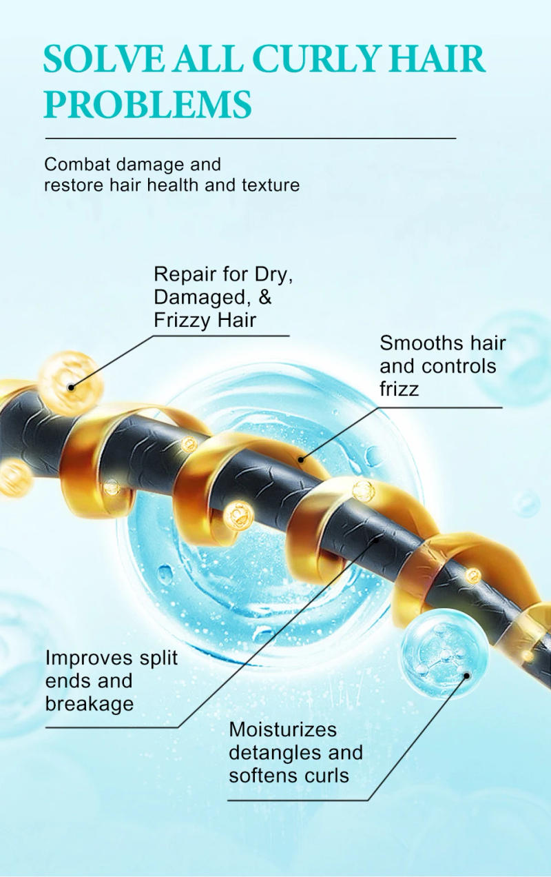 Description Picture 4 of itemCurl cream for curly hair Deep Moisturizing Natural Hair Cream Styles Bounce Curl Spray Sculpting Boost Hair Conditioner