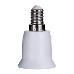 5Pcs E14 to E27 Base Screw Light Lamp Bulb Holder Adapter Lamp Holder Adaptor for Household Bulb Lamp Switching