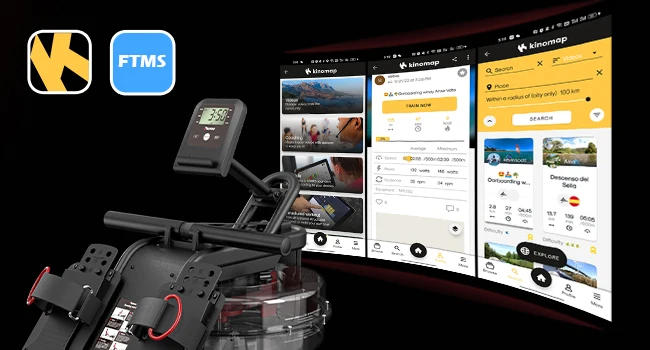 Description Picture 6 of itemWaterrower for Home - Rower Machine for Cardio Training, Water Rowing Machine with Dedicated Monitor & Bluetooth, 350LBS
