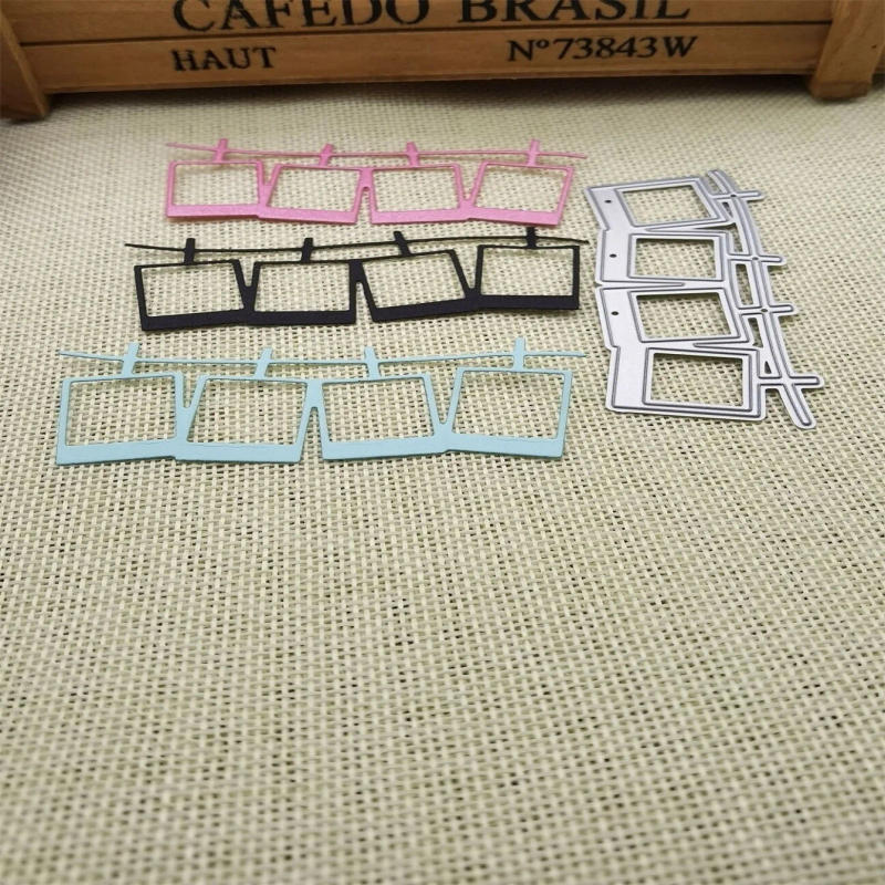Description Picture 5 of item1pc, Frame Cutting Dies, Metal Cutting Dies, Embossing Stencils For DIY Crafting Scrapbooking Supplies, Template Mould, Photo Al