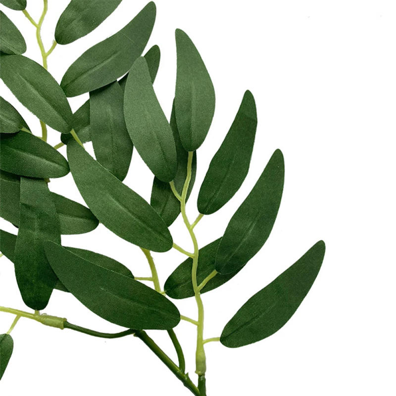 Description Picture 3 of itemArtificial Willow Plants Leaves Branches Hanging Greenery Fake Plant for Wedding Bouquet Arch Table Centerpieces Home Decoration