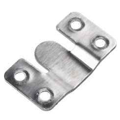 10pcs Picture Frame Keyhole Hanger Cold Rolled Steel Wall Hook Z Clip Bracket Interlocking Flush Mount Bracket Furniture Parts