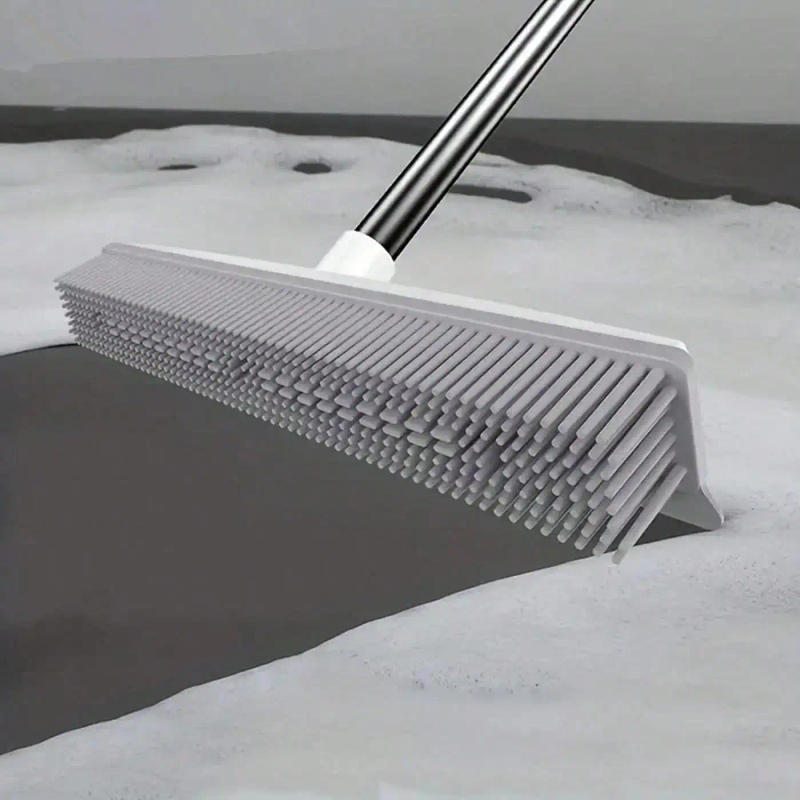 Description Picture 6 of item1pc Multi-Surface Pet Hair Removal Broom - Effortlessly Removes Pet Hair, Dirt, and Debris from Carpets, Floors, Furniture, and