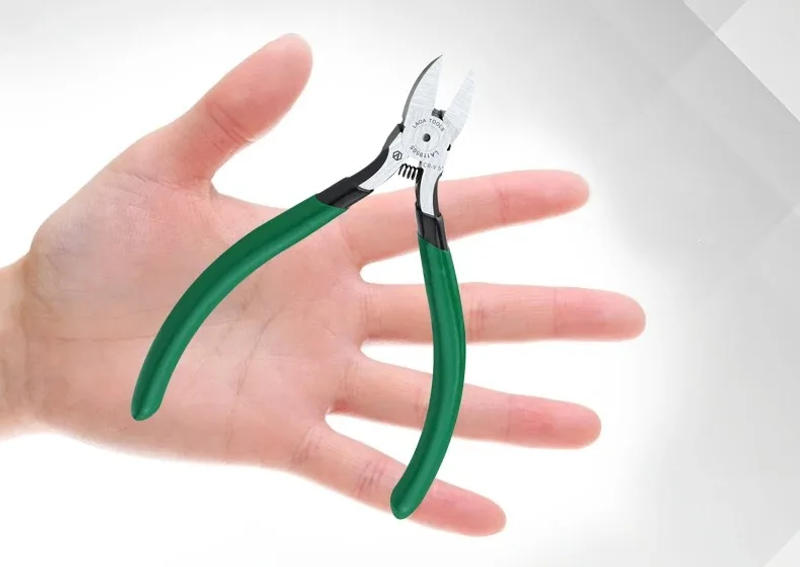 Description Picture 4 of itemLAOA 5“ Electrical Scissors Cr-V Diagonal Pliers Iron Wire Copper Wire Cutters With Labor-saved Spring