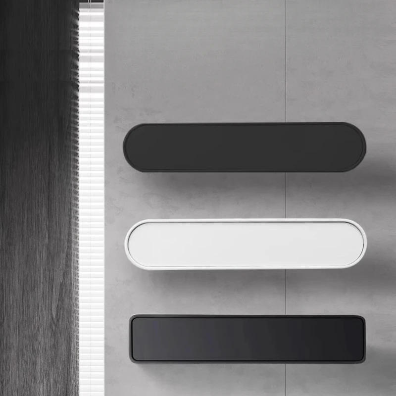 Description Picture 2 of item1 set of indoor door locks minimalist household hidden key bedroom silent handle lock with key included Electroplated