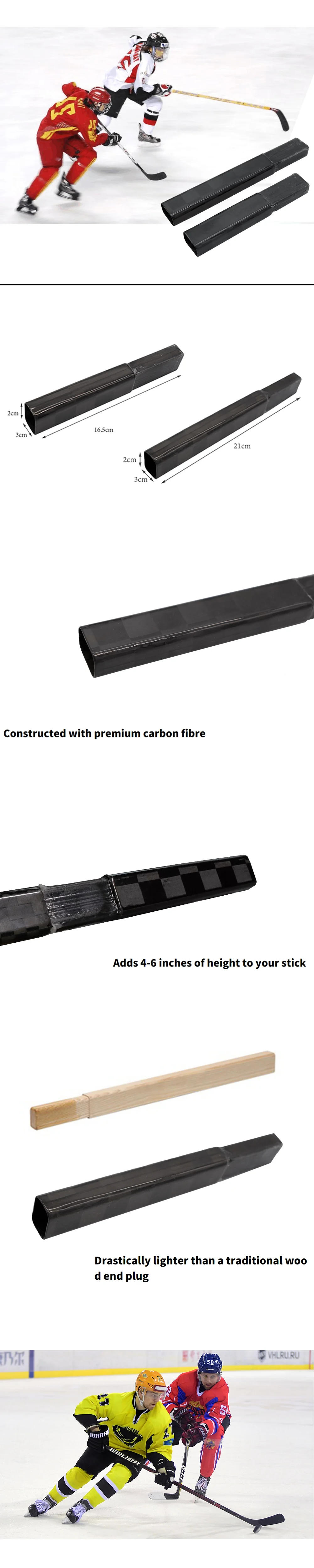 Description Picture 4 of itemHockey Ice Hockey Stick Extension 4/6inch High Quality Adult Length Light Weight For Hockey Stick End Plug Hockey Accessories