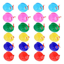 24 Pieces Finger Castanets Preschool Musical Instruments Toys Percussion