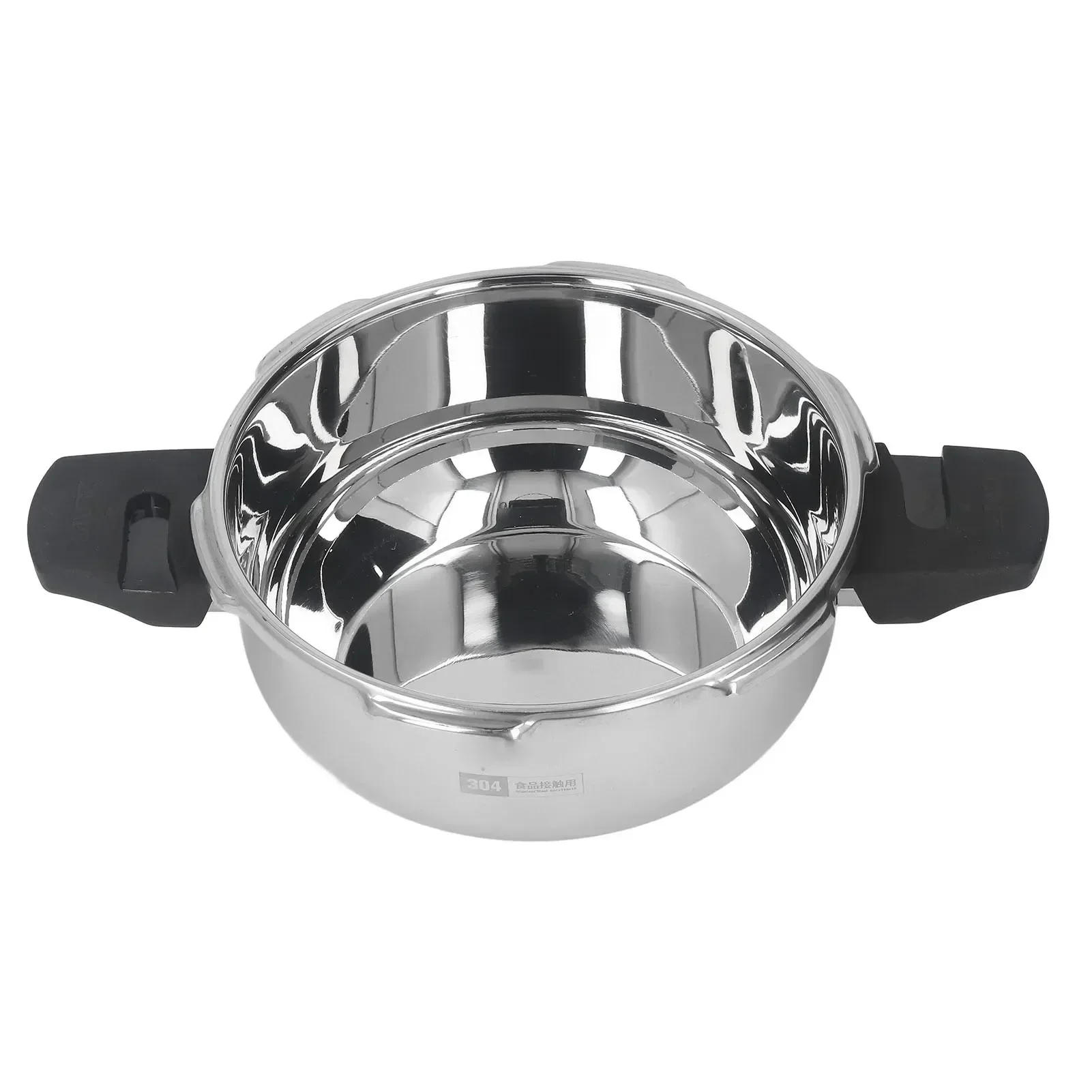 Description Picture 3 of item1.8L 18cm Pressure Cooker Stainless Steel  Safe Explosion Proof  Pressure Cooker Pot for Gas Stove Induction Cooker