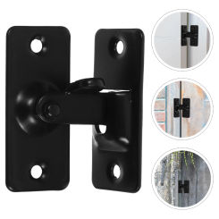 Stainless Steel Door Buckle 90 Degree Latch Gate Padlock Hasp Latches Hook Barn Locks for Bathroom inside