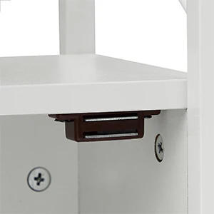 Description Picture 4 of itemSlim Toilet Paper Holder, Small Cabinet with Door & 2 Shelves Fenced Top, Bathroom Narrow Storage Organizer for Restroom