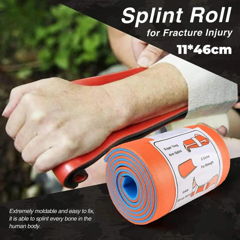 Description Picture 2 of itemNew First Aid Universal Aluminum Splint Roll Medical Survival Polymer For Fixture Bone Emergency Medical Kit Outdoor Travel