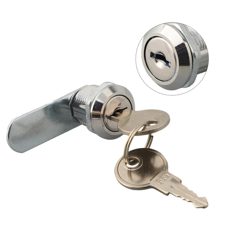 Description Picture 5 of itemMailbox Lock Zinc Alloy Switch Cabinet Mechanical Door Lock Letterbox Lock Office Lock Cabinet Locker Cam Lock With 2 Keys