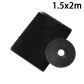 1.5x2m black
