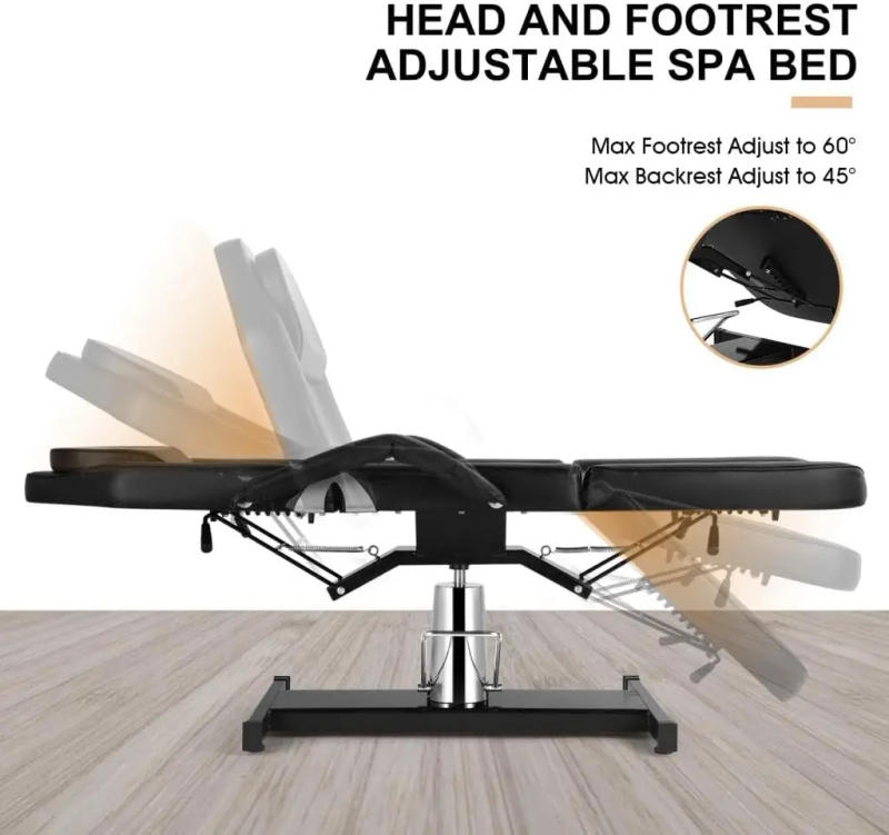 Description Picture 6 of itemHydraulic Facial Table Tattoo Chair Massage Bed Adjustable Professional for Esthetician Beauty Spa Lash Bed Eyelash Extensions