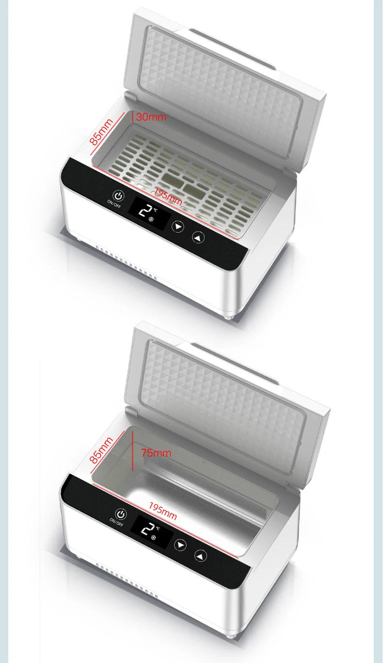 Description Picture 2 of itemCar Mini Electric Refrigerator Portable Insulin Refrigerator Box Cooling Box Interferon Refrigerator Case Car And Home Dual Use