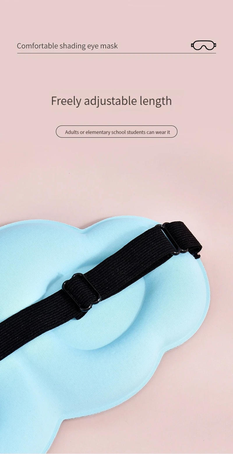 Description Picture 3 of item3D Sleep Mask Clouds Sleeping Eye Mask Eyeshade Cover Soft Eye Patch Women Men Soft Portable Blindfold Travel Eyepatch