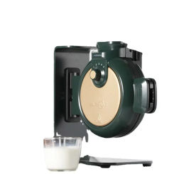 New Anti Overflow Vertical Waffle Maker Machine Commercial Stall Professional Muffin Maker Breakfast Machine Household Use