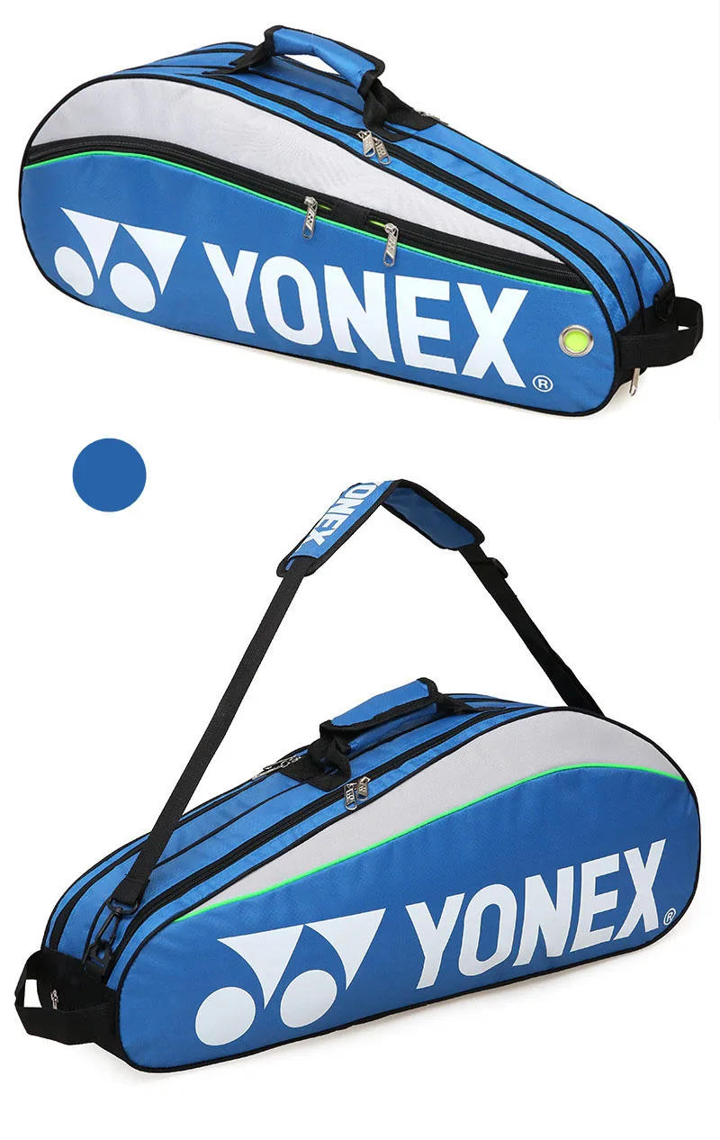Description Picture 5 of itemYONEX Original Badminton Bag Max For 3 Rackets With Shoes Compartment Shuttlecock Racket Sports Bag For Men Or Women 9332bag