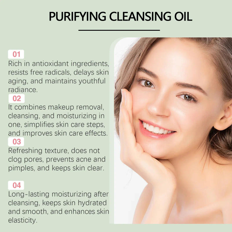 Description Picture 5 of itemMakeup Removal Oil Non-Greasy Cleanse Purifying Pores Moisturizing Refresher Non Irritating Facial Makeup Remover Cleansing Oil
