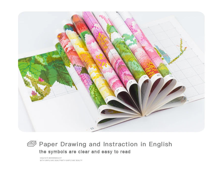 Description Picture 6 of itemJoy Sunday-Cross Stitch Embroidery Kit, Pears, 11CT, 14CT, Printed Cross Stitch Set, Needlework, DIY Craft