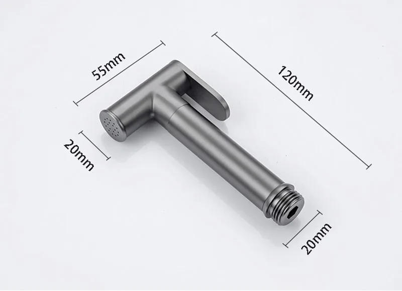 Description Picture 2 of itemWall Mounted Bidet Faucet Shower Sprayer Bathroom Cold And Hot Water Mixer Bidet Plated Brass Bathroom Accessories