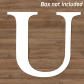 letter U no box