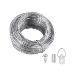 Rubber Wire Rope Picture Hanging Wire Picture Hanger Picture Wire Rope With Photo Frame Hanging Hook Rust Proof Hardware Part