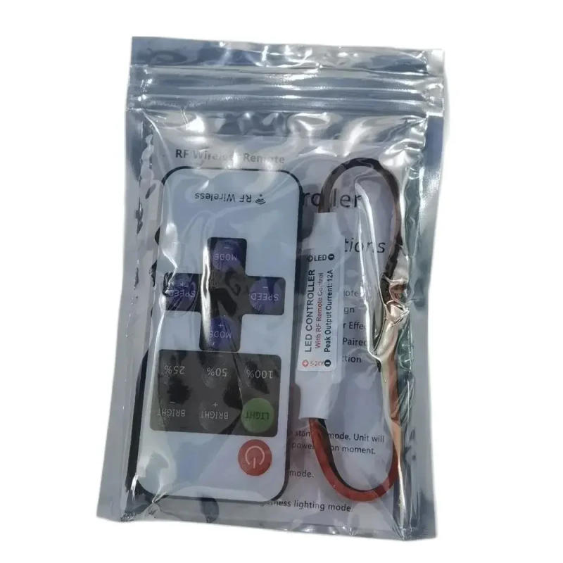 Description Picture 5 of itemled Strip Single Color Remote Control Dimmer DC 12V 11keys Mini Wireless RF LED Controller for SMD5050 3528 5630 3014 LED Strip