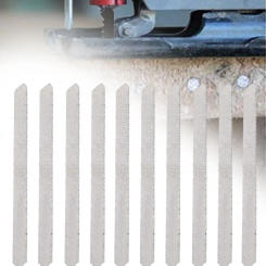 10PCS T318A HSS Jigsaw Blades Reciprocating Saw Blades T-Shank Jigsaw Blade For Wood PVC Thin Metal Fibreboard Cutting 132mm