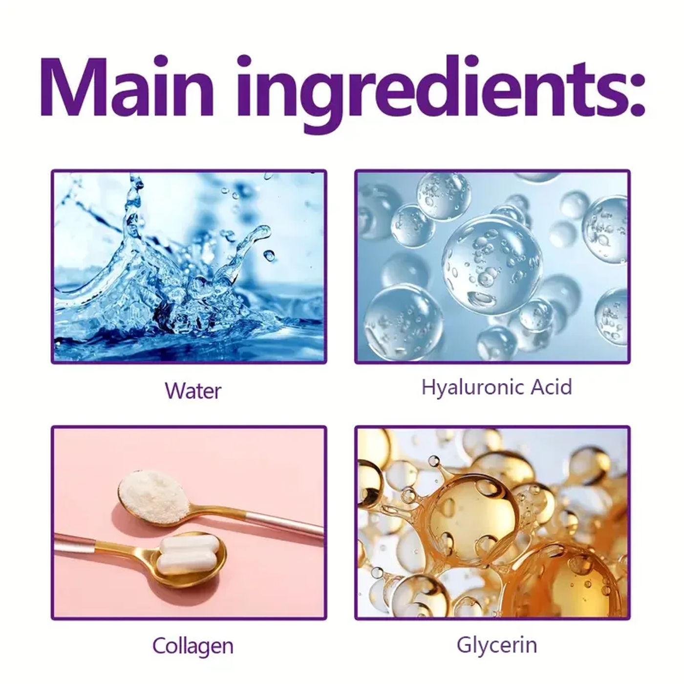 Description Picture 4 of itemInstant face lift cream with hyaluronic acid for wrinkles. Firming solution.