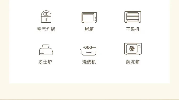 Description Picture 6 of item220V Kesun Air Fryer Oven Toaster Combo Multifunctional Large Capacity Convection Oven AK with Viewing Window for Home Baking