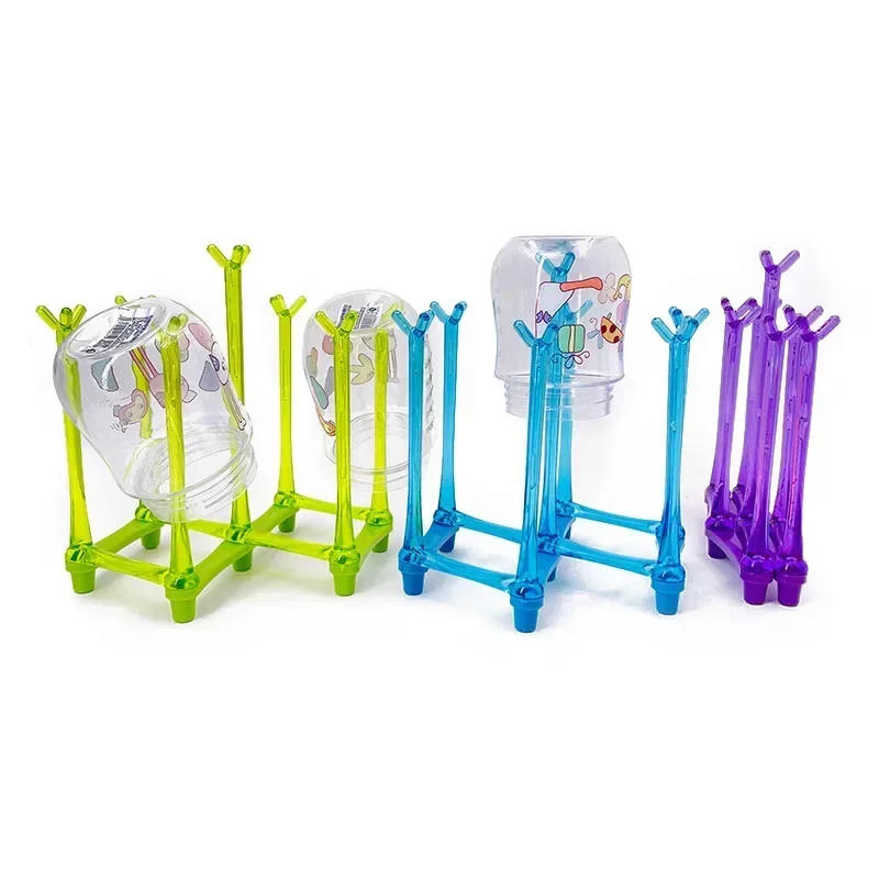 Description Picture 2 of itemInfant Toddler Feeding Bottle Drying Rack Cupboards Container Newborn Baby Nursing Bottle Storage Box Durable Dry Bottle Holder