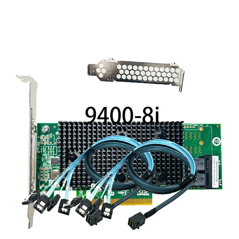 Description Picture 2 of itemLSI 9400-8i SATA/SAS HBA 12Gbps PCIe NVME HDD IT Mode JBOD +*SFF-8643 SATA Cable