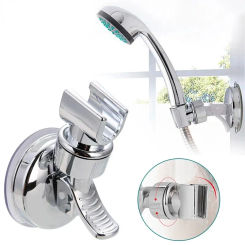 Shower Holder 360°Adjustable Self-adhesive Shower Head Stand Bracket, Suction Cup Shower Head Holder Bathroom Accessories
