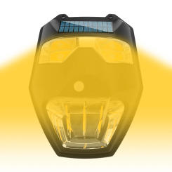 Outdoor Solar Tungsten Wire Wall Light 5 Modes COB+LED Mask Warning Light Courtyard Sensing Light for Garden Villa Patio Yard
