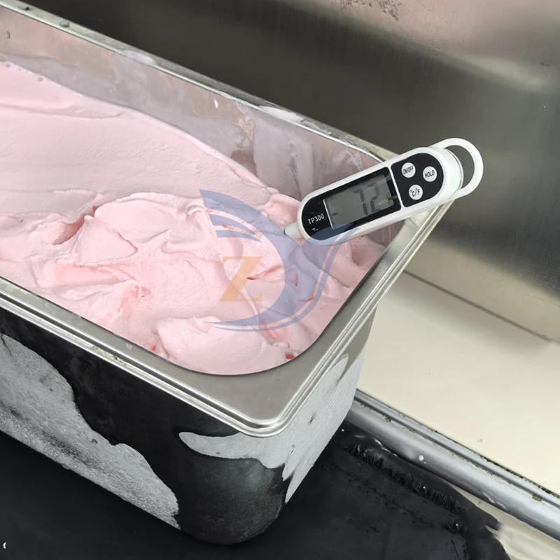 Description Picture 5 of itemHard Ice Cream Maker Machine Table Type ZY-28-1 Commercial Production Equipment Milk Tea Shop Automatic 48L/H Buffet Restaurant