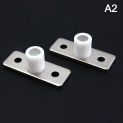 2Pcs Floor Mount Sliding Wooden Door Guide Roller Retainer Top bearing rollers moving door folding door locato