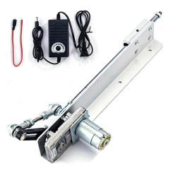 24V DC Reciprocating Linear Actuator Speed Regulation Adaptor Telescopic Rocker Actuator Stroke 3-15CM Motor Kit
