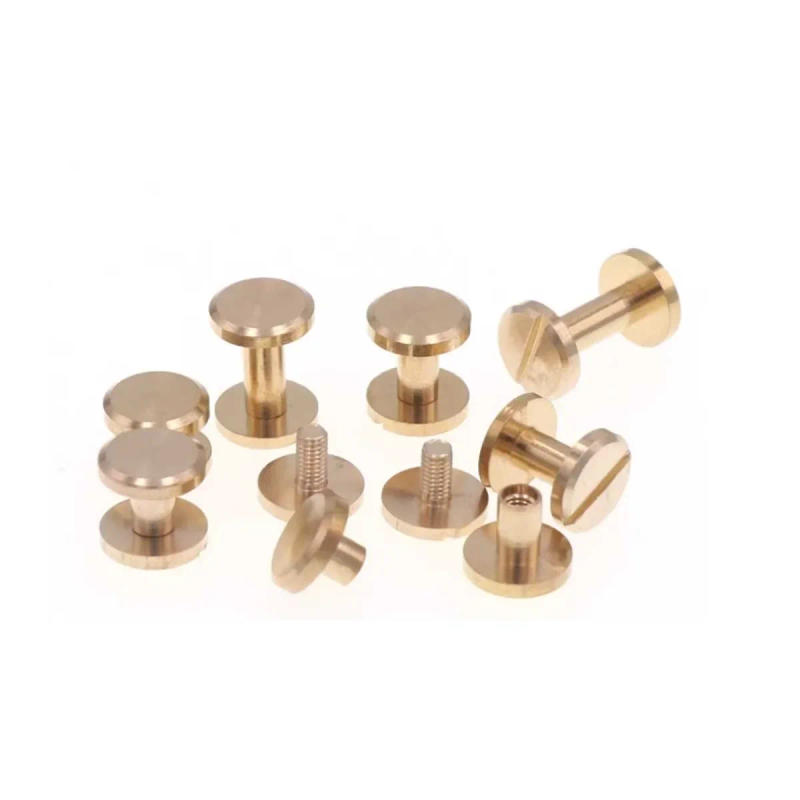 Description Picture 4 of itemPure Copper Belt Screw/Double Flat i-Shaped Nail Keychain/Rivet Screw Buckle Belt Luggage Accessories