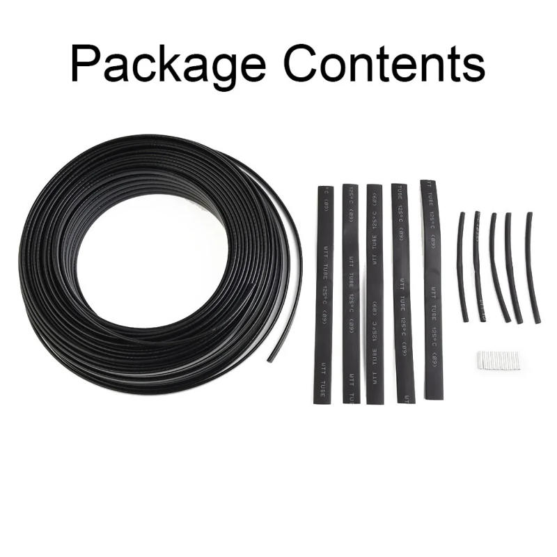 Description Picture 2 of itemSelf-regulating Wire Heating Cable 17W/m 200V~240V 65℃±5℃ 7.3mm Width Accessories Freeze Protection Pipe Water Heat