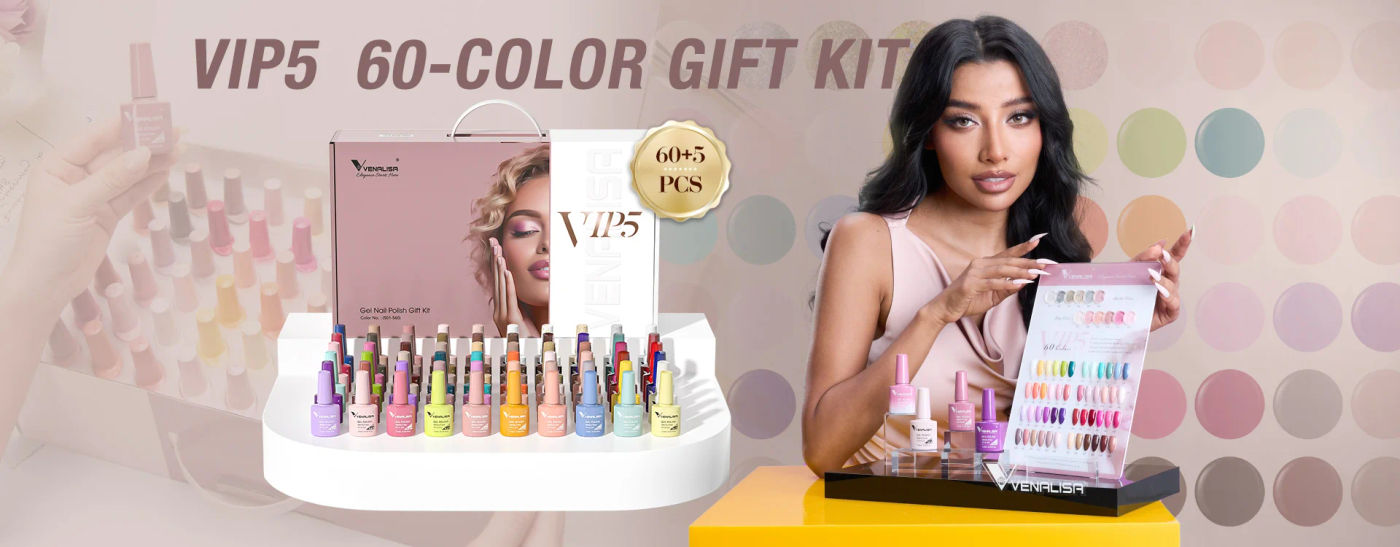 Description Picture 2 of itemHEMA FREE Venalisa Gel Nail Polish Kit Full Coverage Gorgeous Color Soak off UV LED Semi Permanent Pink Varnish Gel Canni Supply