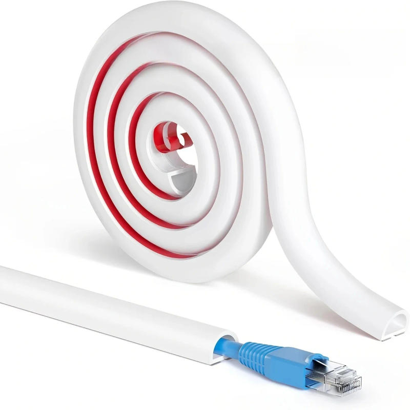 Description Picture 5 of item1PC 78.74in/39.37in Trunking Floor Anti Stepping Invisible Management Trunking Covering Ground Exposed Wire Routing Trunking