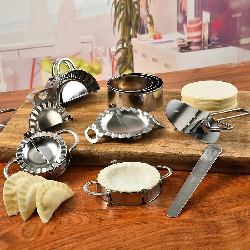 Description Picture 2 of itemMulti-size Dumpling Maker Stainless Steel Dough Cutter Eco Friendly Pie Ravioli Dumpling Mold Dough Press Pastry Accessories